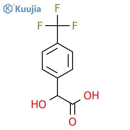 2-hydroxy-2-[4-(trifluoromethyl)phenyl]acetic acid structure