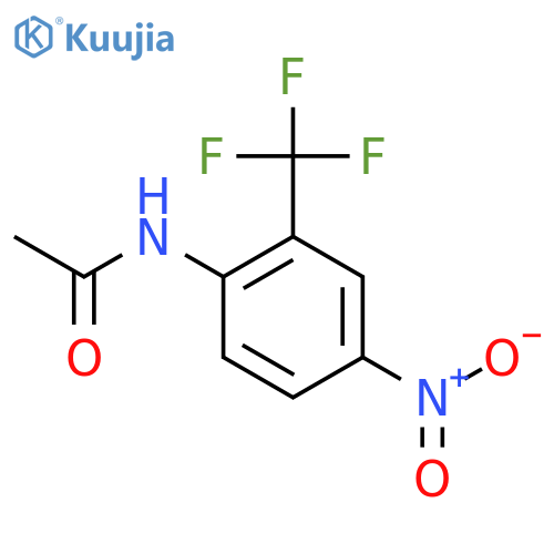 4-nitro-2-(trifluoromethyl)acetanilide structure