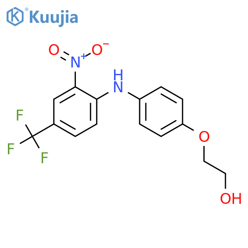 Ethanol, 2-[4-[[2-nitro-4-(trifluoromethyl)phenyl]amino]phenoxy]- structure