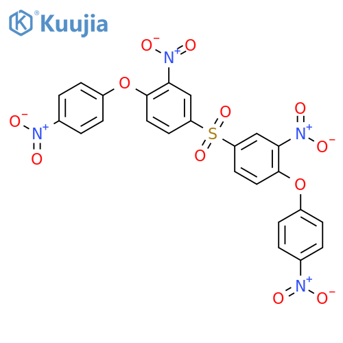 Benzene,1,1'-sulfonylbis[3-nitro-4-(4-nitrophenoxy)- structure