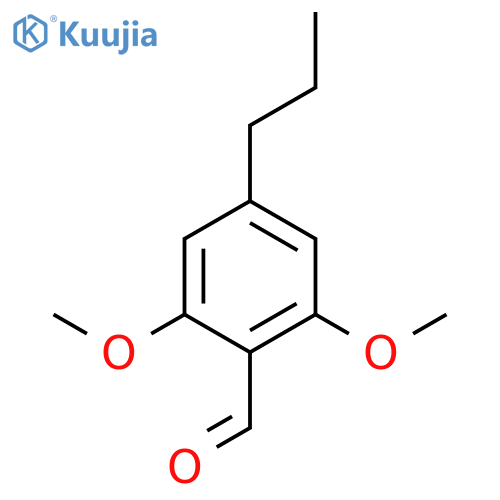 BENZALDEHYDE, 2,6-DIMETHOXY-4-PROPYL- structure