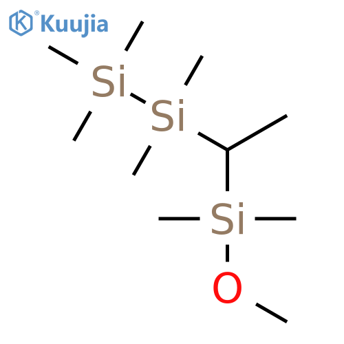 DISILANE, [1-(METHOXYDIMETHYLSILYL)ETHYL]PENTAMETHYL- structure