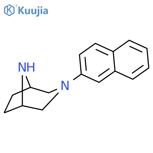 3,8-DIAZABICYCLO[3.2.1]OCTANE, 3-(2-NAPHTHALENYL)- structure