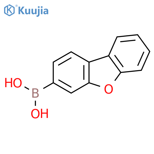 Dibenzo[b,d]furan-3-ylboronic acid structure