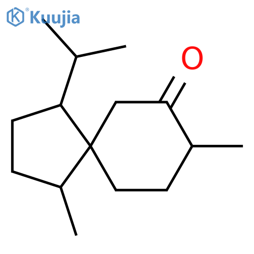 Spiro[4.5]decan-7-one, 1,8-dimethyl-4-(1-methylethyl)- structure