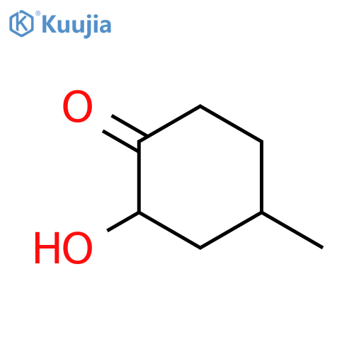 2-hydroxy-4-methylcyclohexan-1-one structure