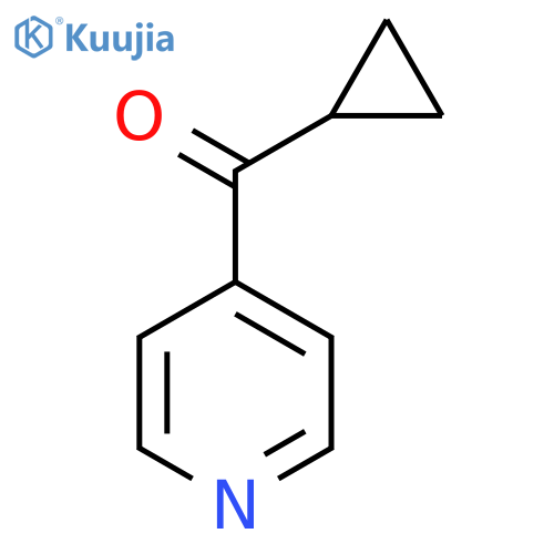 cyclopropyl-4-pyridinyl-Methanone structure