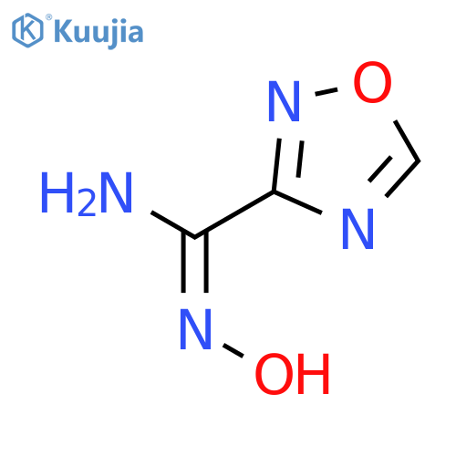 1,2,4-Oxadiazole-3-carboximidamide,N-hydroxy- structure