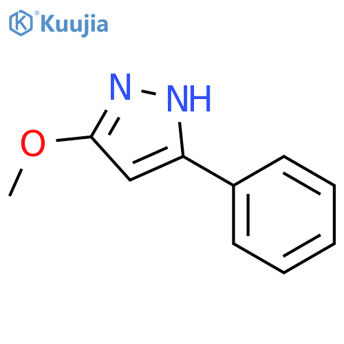 1H-Pyrazole, 3-methoxy-5-phenyl- structure