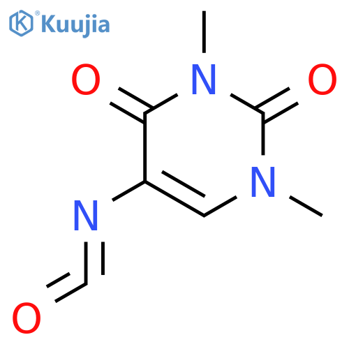 5-ISOCYANATO-1,3-DIMETHYLPYRIMIDINE-2,4(1H,3H)-DIONE structure