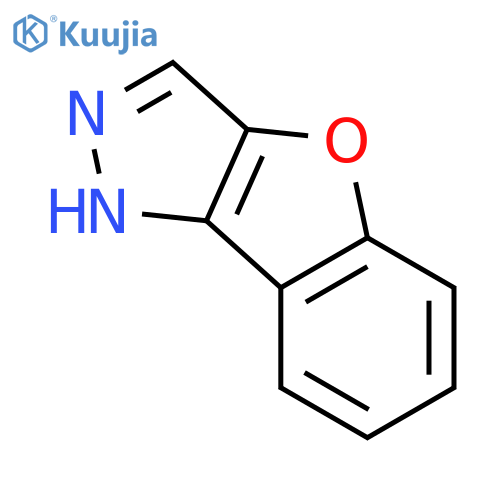 1H-Benzofuro[3,2-c]pyrazole (9CI) structure