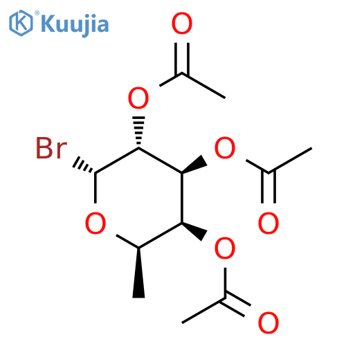 2,3,4-tri-O-acetyl-6-deoxy-α-D-galactopyranosyl bromide structure