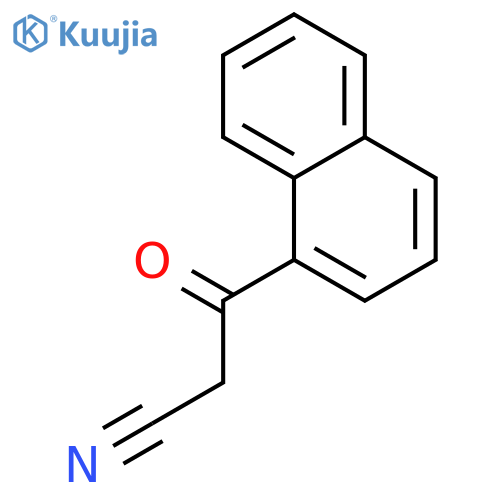 1-Naphthalenepropanenitrile,b-oxo- structure