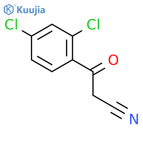 2,4-Dichlorobenzoylacetonitrile structure