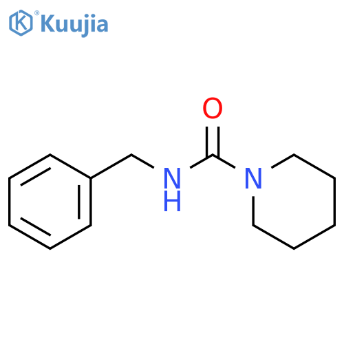 1-Piperidinecarboxamide, N-(phenylmethyl)- structure