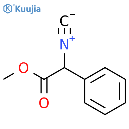 Benzeneacetic acid, a-isocyano-, methyl ester structure