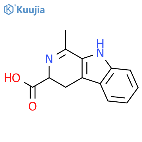 3H-Pyrido[3,4-b]indole-3-carboxylic acid, 4,9-dihydro-1-methyl-, (±)- structure