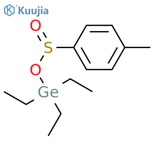 GERMANE, TRIETHYL[[(4-METHYLPHENYL)SULFINYL]OXY]- structure