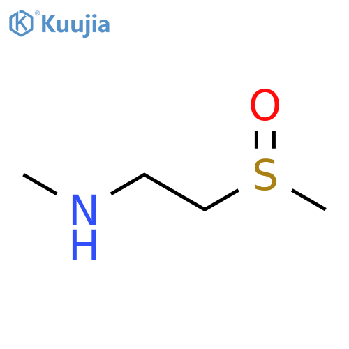 (2-methanesulfinylethyl)(methyl)amine structure