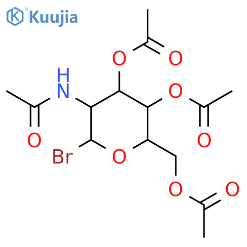 α-D-Galactopyranosyl bromide, 2-(acetylamino)-2-deoxy-, 3,4,6-triacetate structure