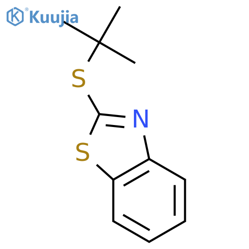 Benzothiazole,2-[(1,1-dimethylethyl)thio]- structure