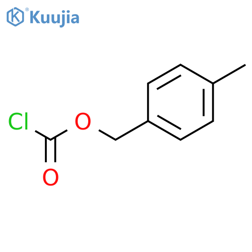 (4-methylphenyl)methyl chloroformate structure