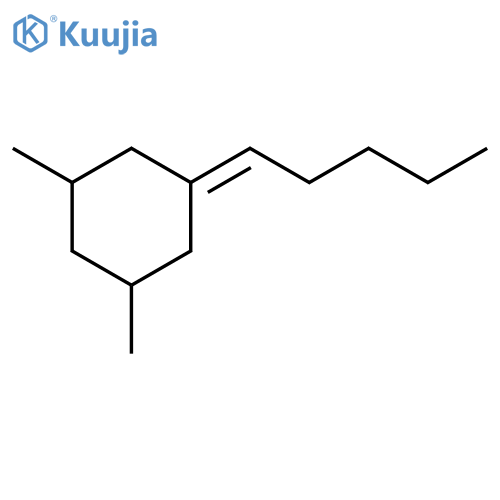 Cyclohexane,1,3-dimethyl-5-pentylidene- structure