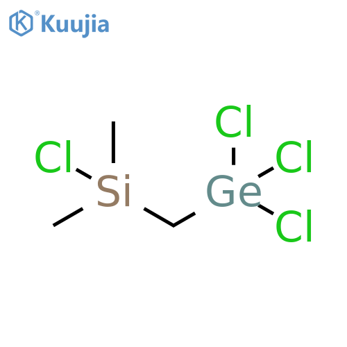 chloro(dimethyl)[(trichlorogermanyl)methyl]silane structure
