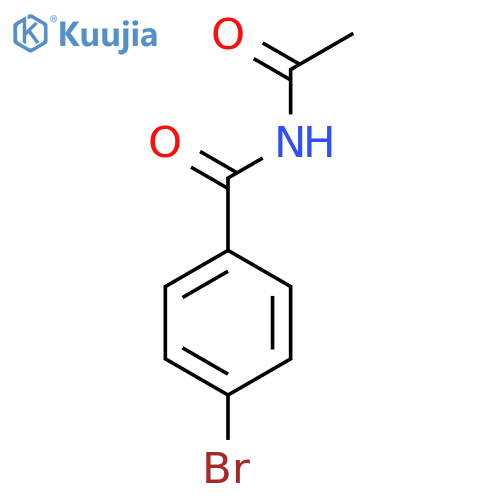 BENZAMIDE, N-ACETYL-4-BROMO- structure