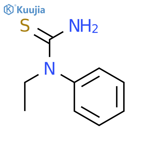 1-ethyl-1-phenyl-thiourea structure