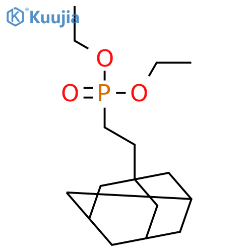 Phosphonic acid, (2-tricyclo[3.3.1.13,7]dec-1-ylethyl)-, diethyl ester structure