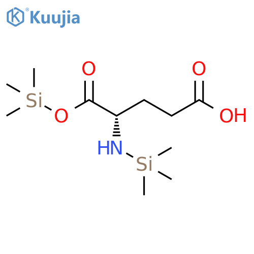 L-Glutamic acid, N-(trimethylsilyl)-, 1-(trimethylsilyl) ester structure