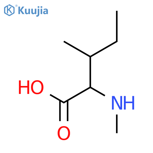 D-Isoleucine, N-methyl- structure