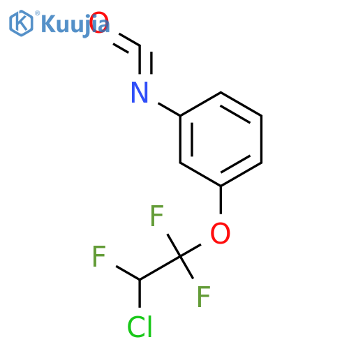 Benzene, 1-(2-chloro-1,1,2-trifluoroethoxy)-3-isocyanato- structure