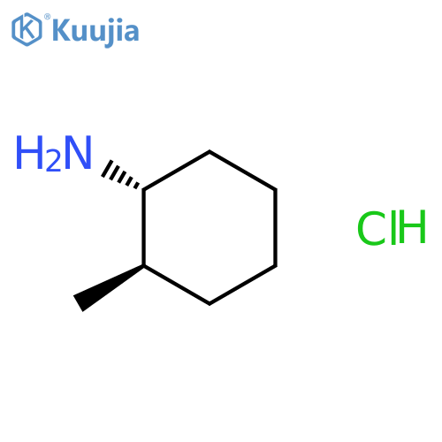 trans-2-methylcyclohexanamine;hydrochloride structure