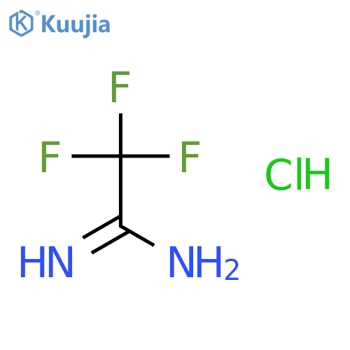 2,2,2-Trifluoroacetimidamide hydrochloride structure
