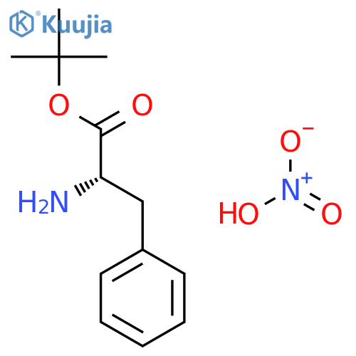 L-Phenylalanine, 1,1-dimethylethyl ester, nitrate structure