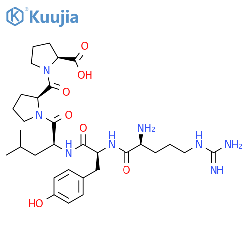 L-Proline, L-arginyl-L-tyrosyl-L-leucyl-L-prolyl- structure