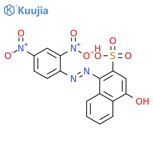 2-Naphthalenesulfonic acid, 1-[(2,4-dinitrophenyl)azo]-4-hydroxy- structure
