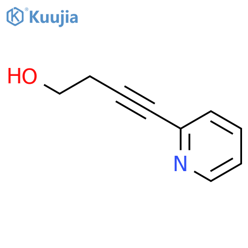 4-(Pyridin-2-yl)but-3-yn-1-ol structure