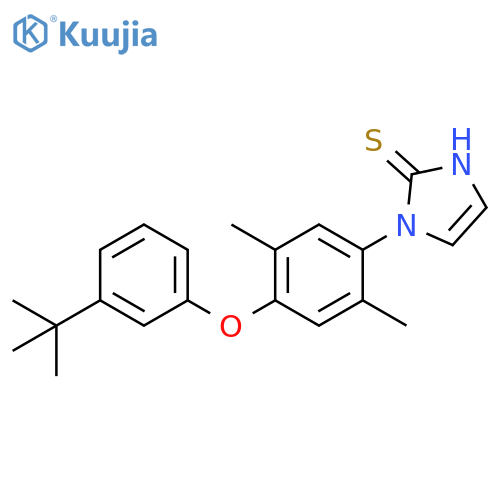 2H-Imidazole-2-thione,1-[4-[3-(1,1-dimethylethyl)phenoxy]-2,5-dimethylphenyl]-1,3-dihydro- structure