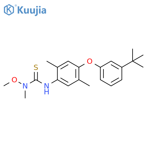 Thiourea,N'-[4-[3-(1,1-dimethylethyl)phenoxy]-2,5-dimethylphenyl]-N-methoxy-N-methyl- structure