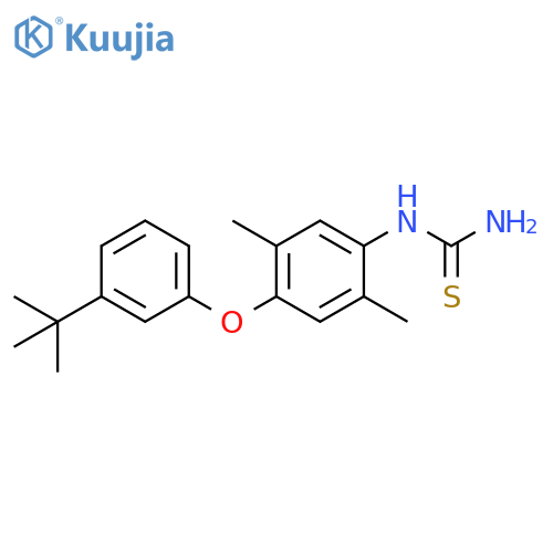 Thiourea, [4-[3-(1,1-dimethylethyl)phenoxy]-2,5-dimethylphenyl]- structure