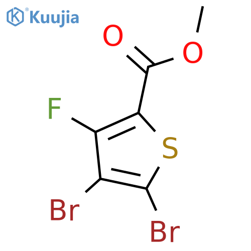 Methyl 4,5-dibromo-3-fluorothiophene-2-carboxylate structure
