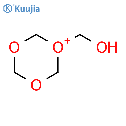 1,3,5-Trioxanium, 1-(hydroxymethyl)- structure