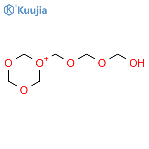 1,3,5-Trioxanium, 1-[[(hydroxymethoxy)methoxy]methyl]- structure