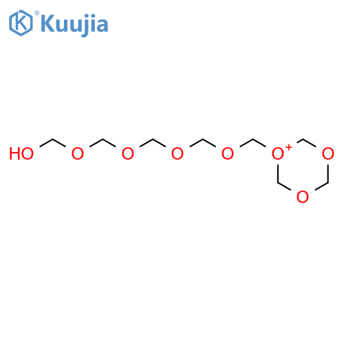 1,3,5-Trioxanium, 1-(9-hydroxy-2,4,6,8-tetraoxanon-1-yl)- structure