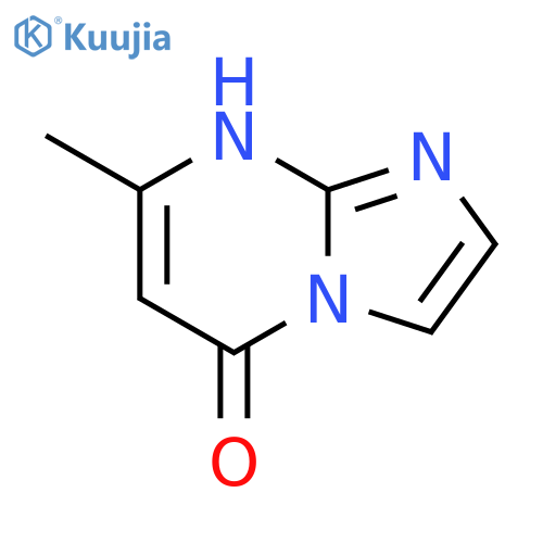 7-methylimidazo1,2-apyrimidin-5(8H)-one structure