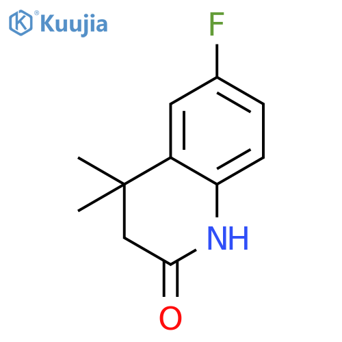 6-Fluoro-4,4-dimethyl-1,3-dihydroquinolin-2-one structure