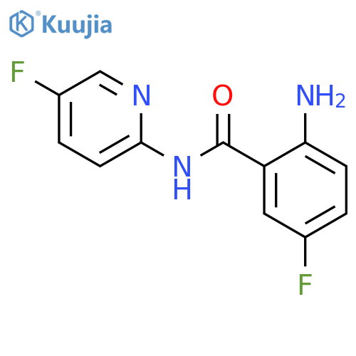 Benzamide,2-amino-5-fluoro-N-(5-fluoro-2-pyridinyl)- structure
